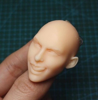 3D 1/6 Scale Female stick out tongue Expression Head Model for 12'' figure toys