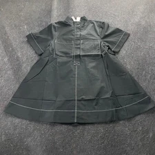 MAEVE The Jeannie Short-Sleeve A-Line Mini Dress Women's Size M Black