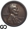 1925-S Lincoln Cent Wheat Penny, Choice AU++ Better Date San Francisco Lincoln Wheat Penny