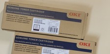 Genuine Oki C6100 C6150 MC560 C5550MFP 43865720 Black toner cartridge