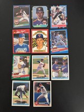 Nolan Ryan Donruss 11 Card Lot Diamond King Texas Rangers HOF Legend Astros Mint