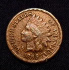 1865 Indian Head Penny Cent  ~lots of detail~ Fine to Very Fine