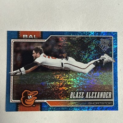 2026 Topps Series 2 Blue Rainbow Foil 013/150 #515 Blaze Alexander BAL Orioles