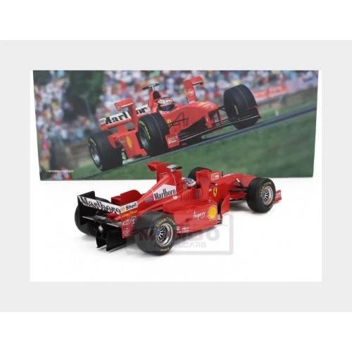 1:18 WERK83 Ferrari F1 F300 #3 Imola Gp 1998 Michael Schumacher Red W18033002 - Immagine 3 di 3