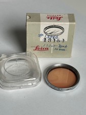 Leica Type A Lens Filter Leitz 36mm A36 Silver w/ Case