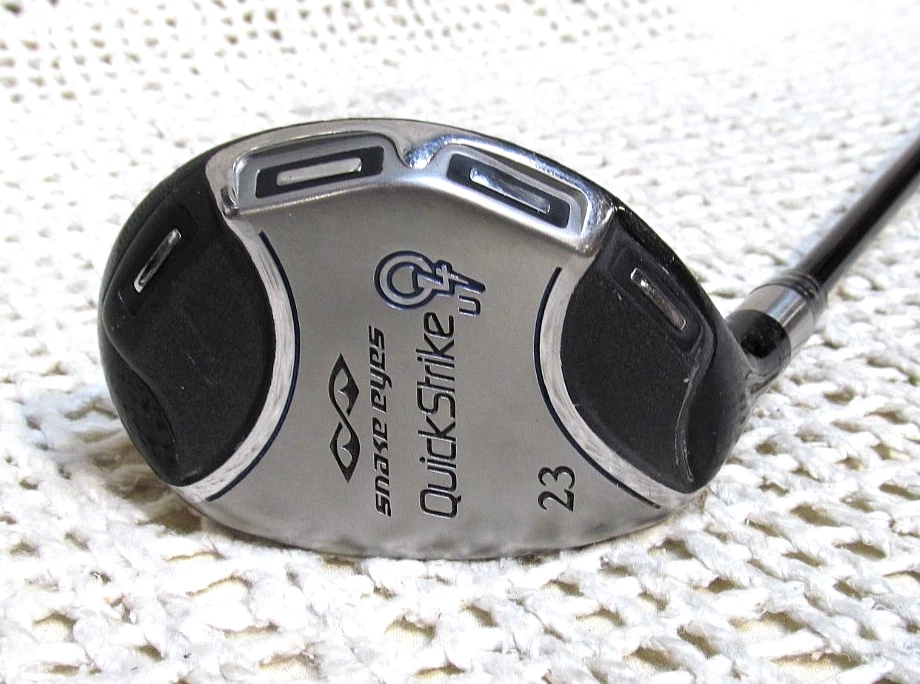 Snake Eyes QUICK STRIKE Q4U 23*Deg Hybrid LEFT-HAND ~ Senior Flex Graphite Shaft - Image 4 of 4