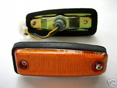 Pair Of New Side Marker Lights For Toyota Corolla KE30, KE35, KE36, TE31 – Clear Lens Lights-603999