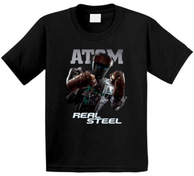 People Champions Real Steel Movie Atom Robot T Shirt