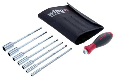 Wiha 28196 8 Piece SoftFinish Drive-Loc VI Nut Driver Set
