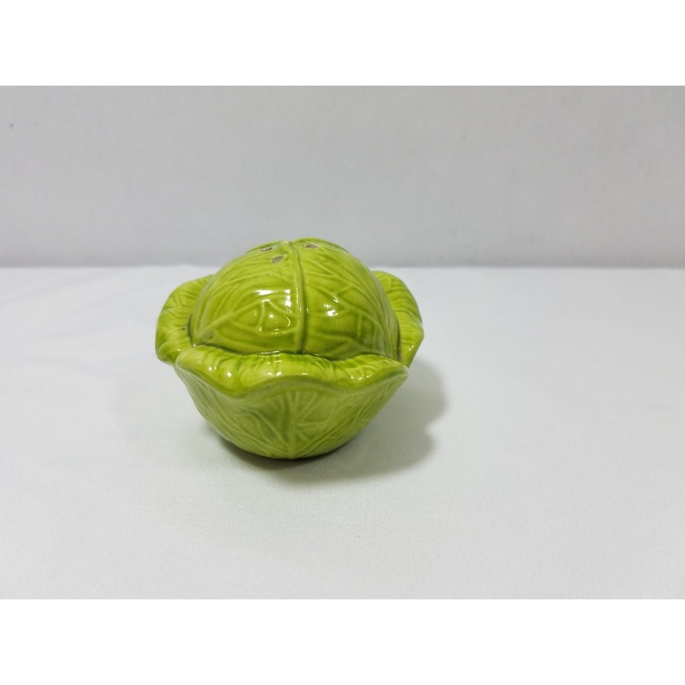 Lettuce Cabbage Ceramic Salt or Pepper Shaker single replacement Spring