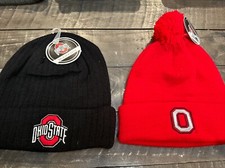 Ohio State Buckeyes Beanie 2 Hats Brand New