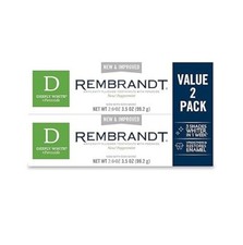 Rembrandt Intense Stain Whitening Toothpaste, Mint Flavor, 3.5-Ounce 2 Pack 