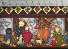 SPX Fabrics ~ Primative Ragedy Rag Dolls Stripe ~ 100% Cotton Quilt Fabric BTY