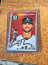 2023 Topps Chrome Platinum Anniversary Refractor # 104 Cody Thomas RC