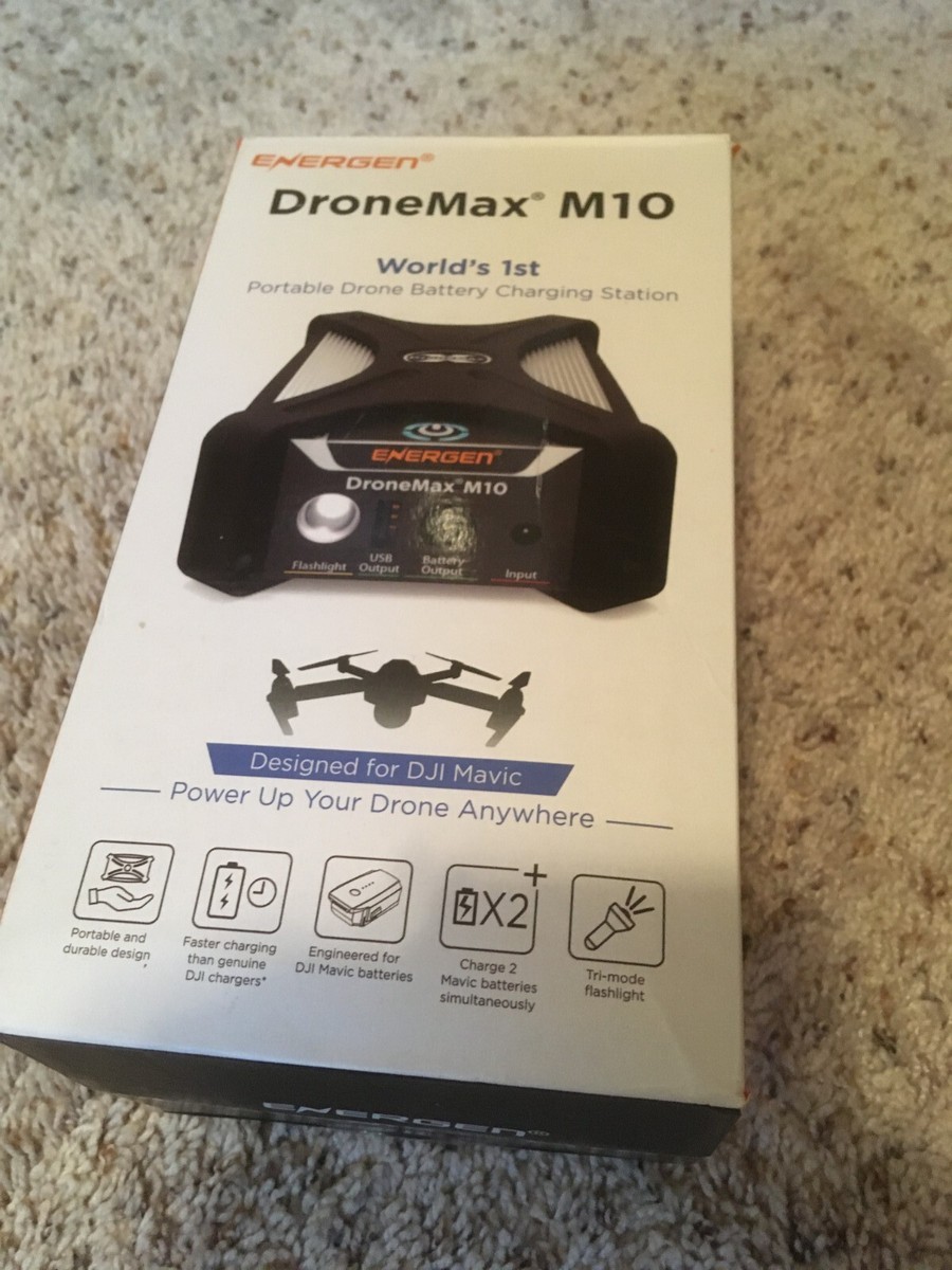 Energen Dronemax M10 Portable Charging Station DJI Mavic Batteries