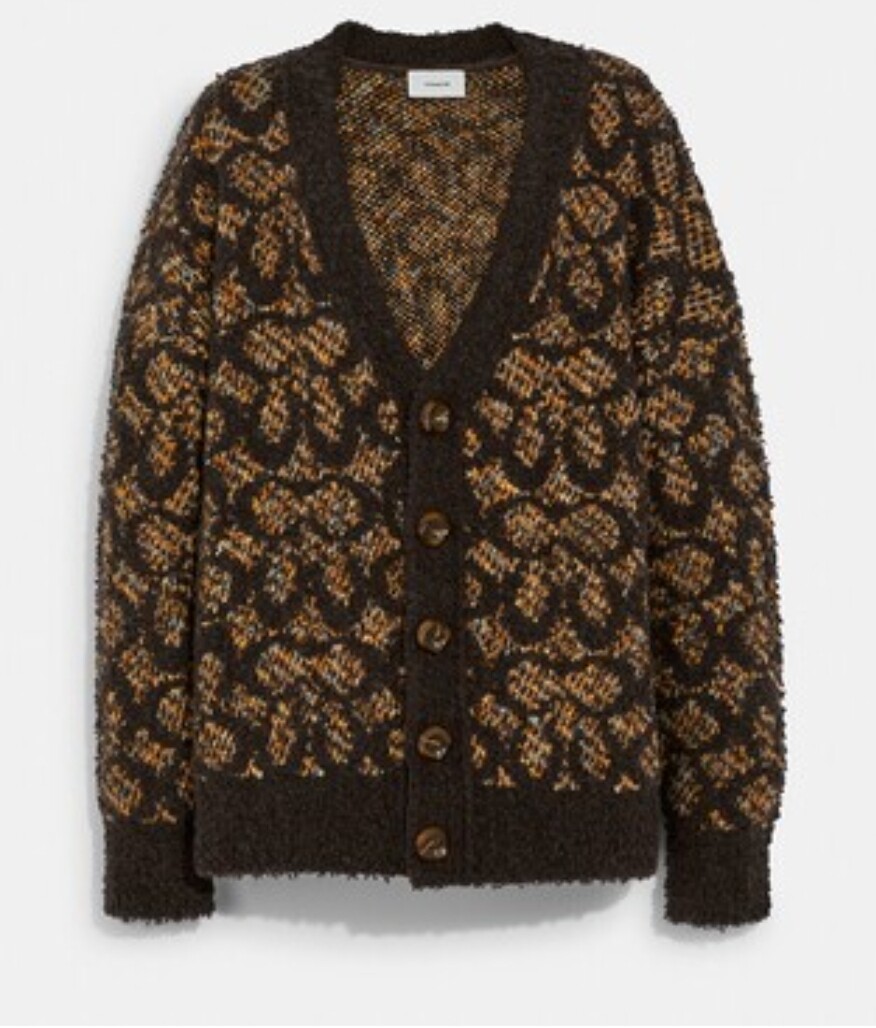 Coach SIGNATURE CARDI - Cardigan S | eBay