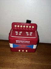 Vintage Accordion Woodstock Music Collection Toy Childs Music Instrument