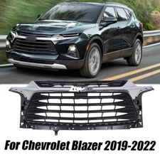 Front Bumper Grille Assembly Black & Chrome 84612436 For 2019-2022 Chevy Blazer