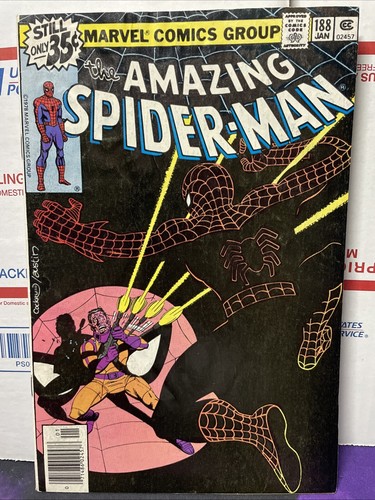 Amazing Spider-Man #188 VF- 1978 Dave Cockrum Cover 2nd App Jigsaw