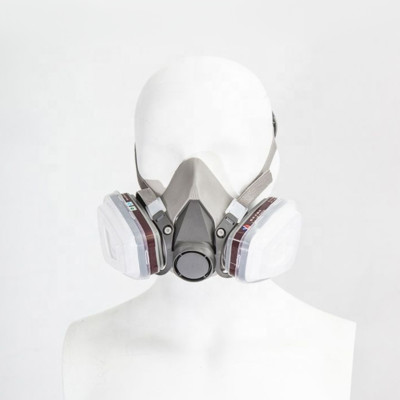 Half-Face Respirator Mask Complete Kit w/ 2 Filters Graffiti Art Paint Supplies