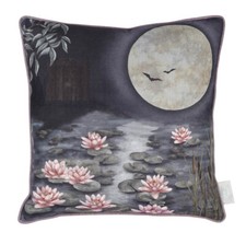 Image of The Chateau By Angel Strawbridge MOONLIT LILY GARDEN - Cushion Or Bedding Set