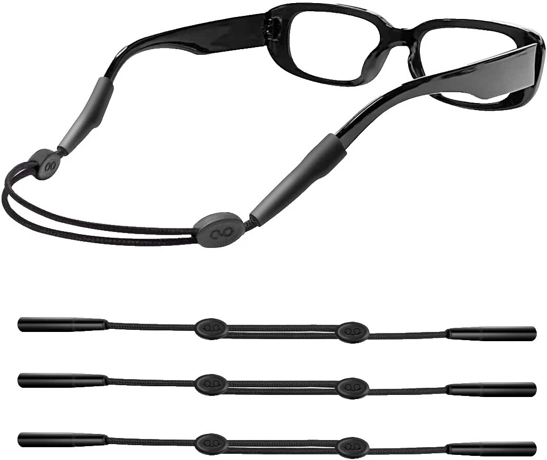 Correas de Gafas Negro, cables y Grips