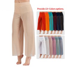 Wide Leg Pants Ballet Dance High Waist Contemporary Dance Costumes Plus Sizes