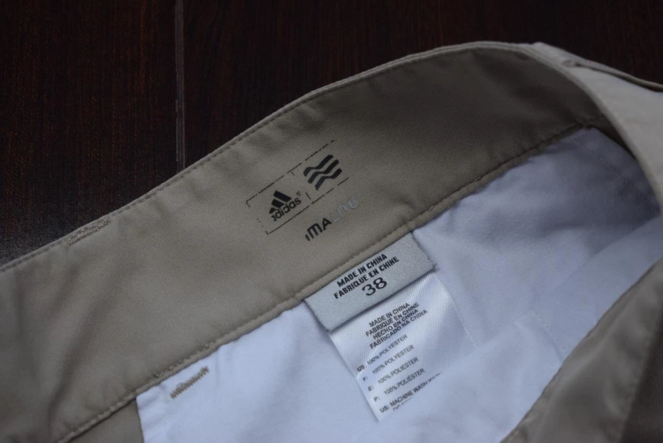 Pantalones Cortos de Golf Atléticos Plisados 41772 Para Hombre Adidas Golf ClimaLite Performance 38 Foto 3 de 4