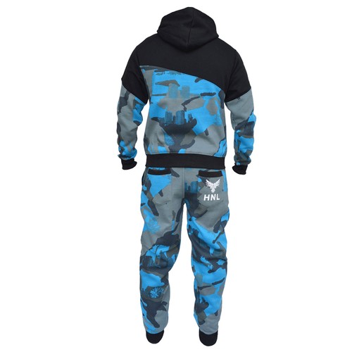 KIDS HNL FLEECE JOGGING SUIT HOODED TRACKSUIT BOTTOMS TROUSERS PANTS TOPS ZIPPED - Picture 6 of 45