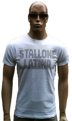 De Puta Madre 69 STELLON LATINO Diamante Rhinstone White ViP Club T-Shirt L XL