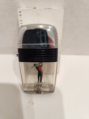Vintage Scripto VU Lighter Golfer with Black Band New in Box
