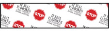 Printed Tape "Stop if Seal is Broken" 3"W x 330' - Case of 24 Rolls