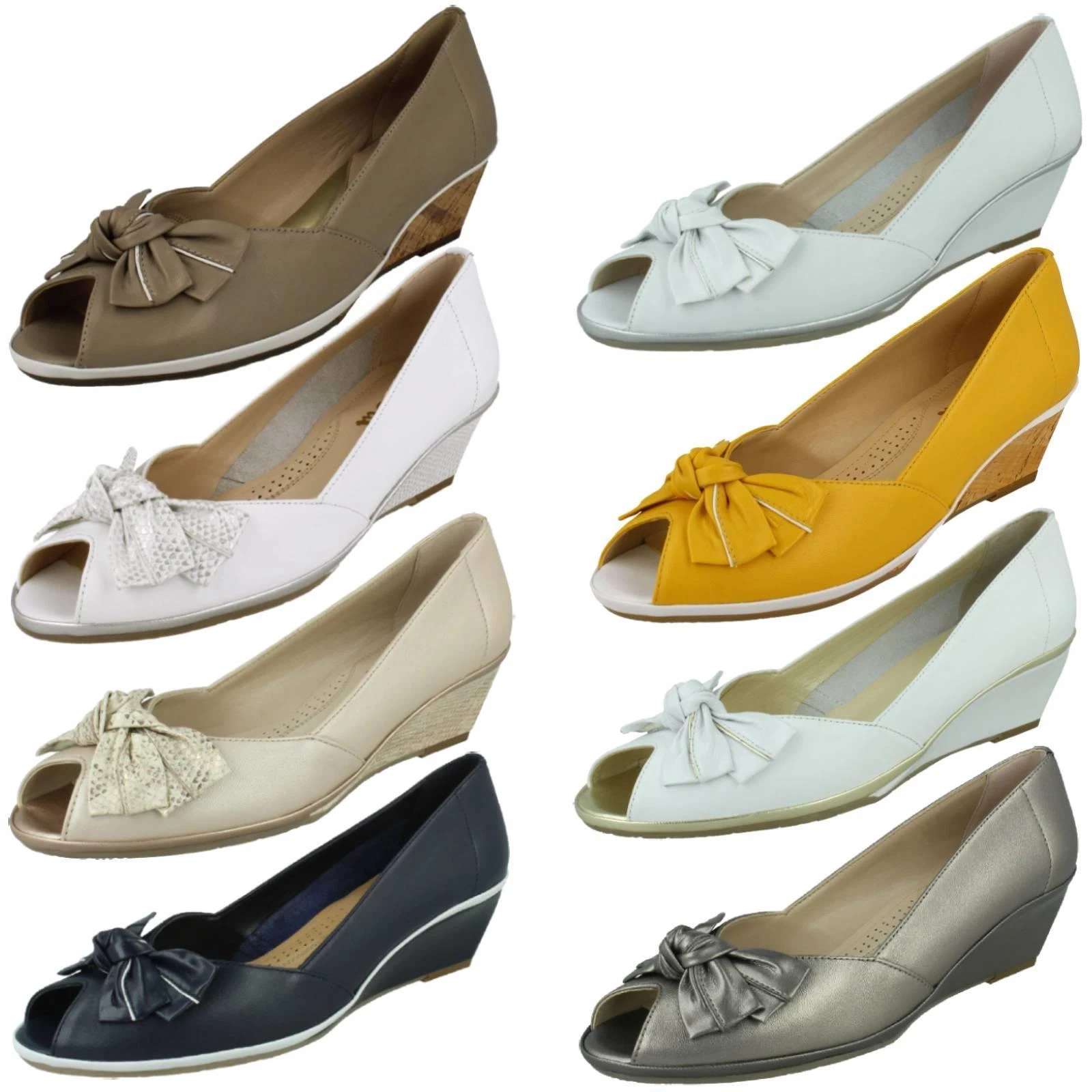 VANS Van Dal Ladies Peep Toe Wedges Florida II