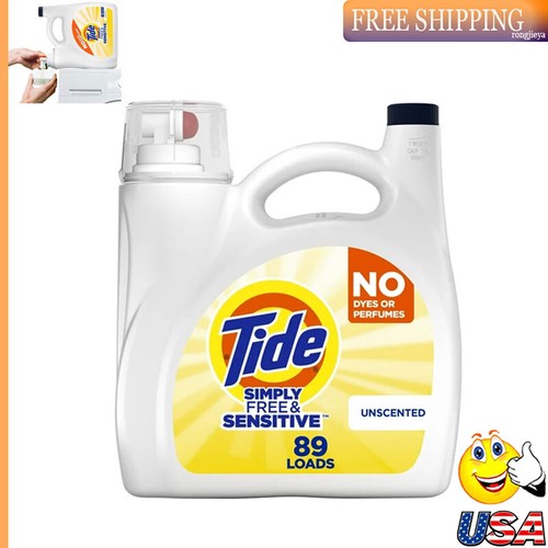NEW Laundry Detergent Unscented Gentle on Skin 117 fl oz Coldwater Friendly