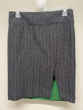 EXPRESS DESIGN STUDIO Womens Size 2 Black Polyester Blend Career Pencil Skirt