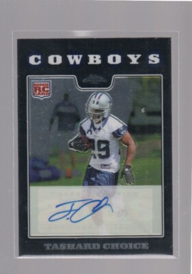 TASHARD CHOICE 2008 TOPPS CHROME ROOKIE AUTO #TC192 | eBay