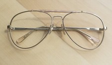 Vintage AVIATOR GOLD SUNGLASSES FRAME Unbranded