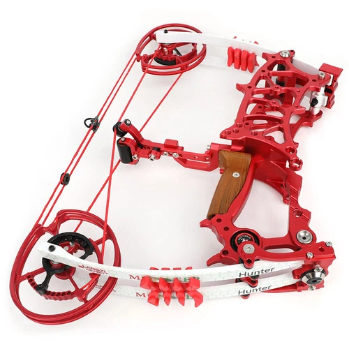 Compound Bow 30-75lbs Steel Ball Arrows set Dual-use Hunting RH LH Archery Shot - Picture 20 of 43