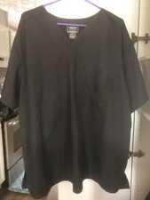 mens cherokee workwear revolution dark gray scrub top size 3XL