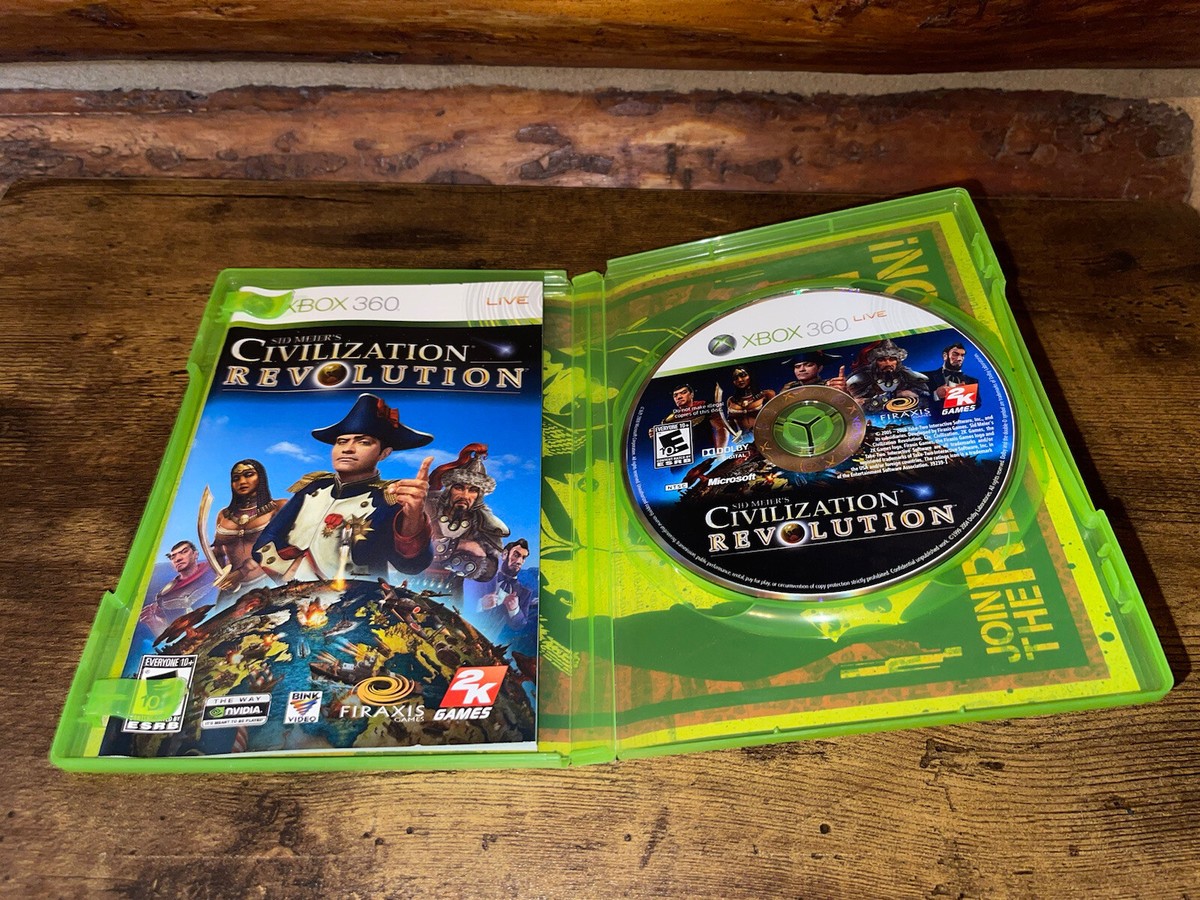 SID Meier's - Civilization Revolution - Xbox 360 Game - With