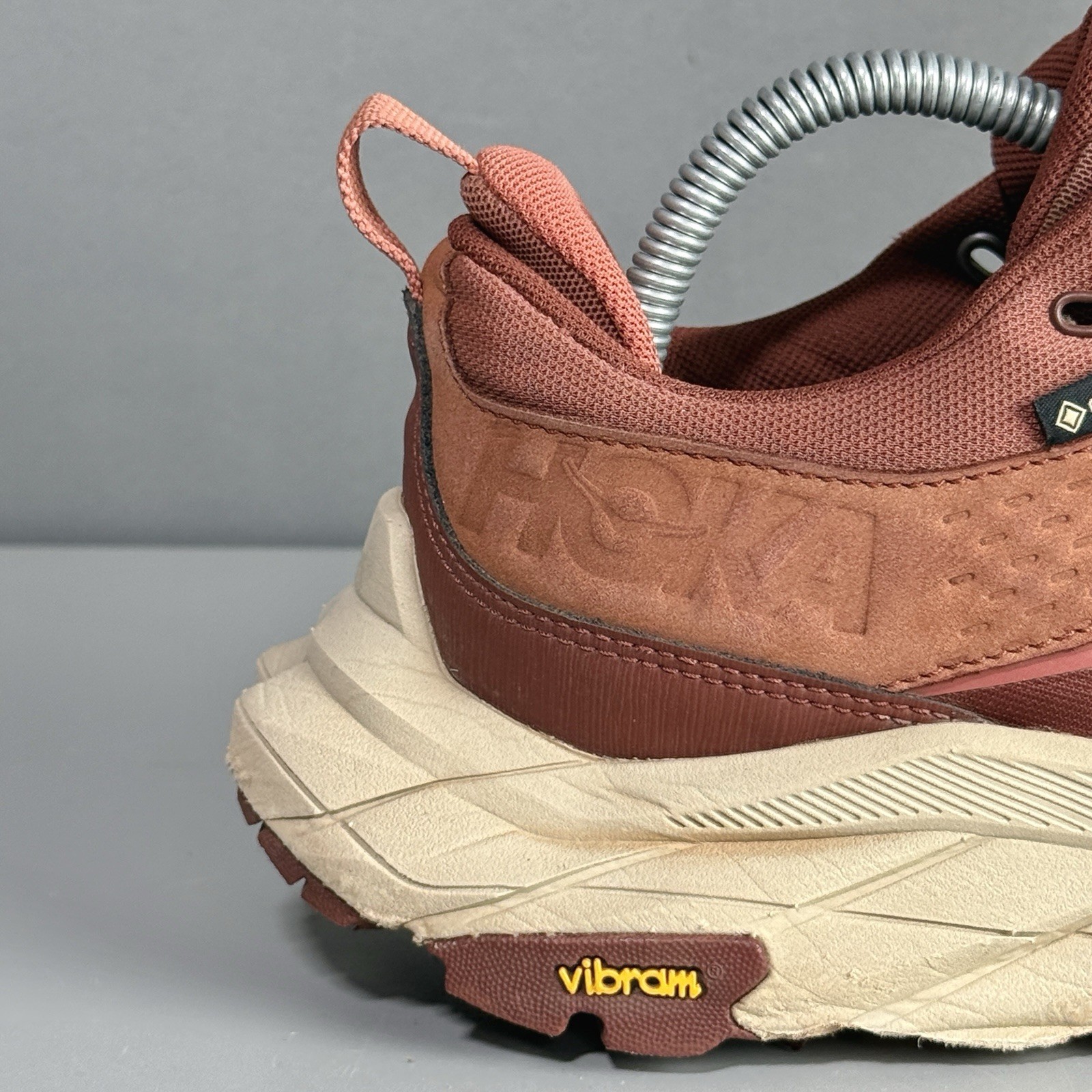 Hoka One Anacapa Low GORE-TEX Womens Size 9B Low Hot Sauce thumbnail 13