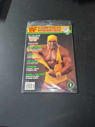 WWF Magazine May 1993 Hulk Hogan Cover WWE NICE Shape w/ Original Bag