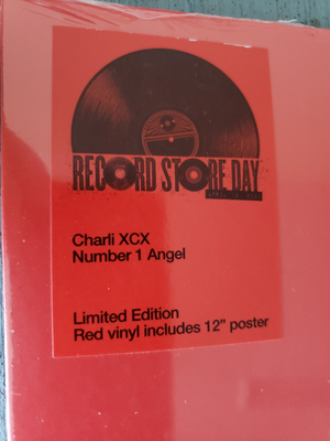 CHARLIE XCX Number 1 Angel RSD 2025 LP sealed RED VINYL Record NEW