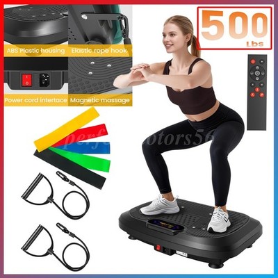 Vibration Plate Exercise Machine for Lymphatic Drainage, 120 Speed & 10 Modes