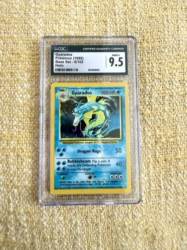 1999 Pokemon Base Set Holo #6 Gyarados CGC 9.5 MINT+