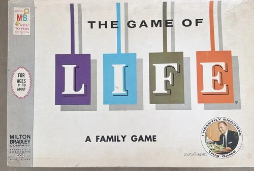 VTG 1960 The Game of Life Milton Bradley Board Game Complete Excellent ~EUC~
