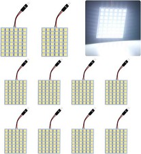 Super White 5050 48-SMD LED Panel Dome Lamp Auto Car Interior-10 PCS
