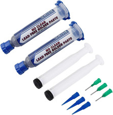 Sn42/Bi58 Lead-Free Solder Paste, 138  Melting Point, T4 Particle 60G 