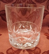 W.M. Dalton Cherbourg Crystal 3-1/2" Old Fashioned Glass - Excellent!