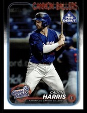 Calvin Harris 2024 Topps Pro Debut #PD-11 Kannapolis Cannon Ballers